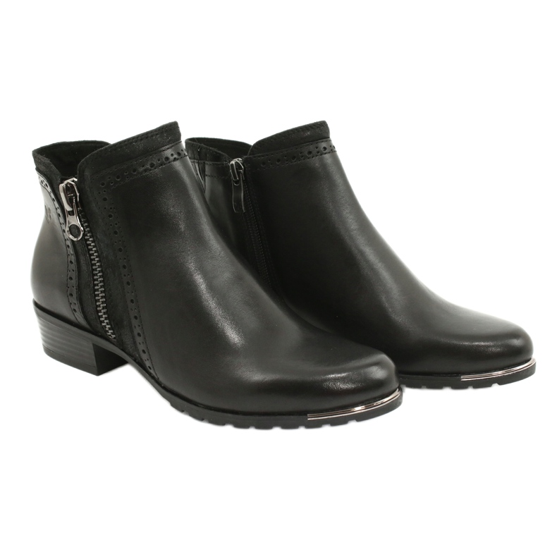 Bottes Caprice pour femmes peigne noir 25403-25 922 4