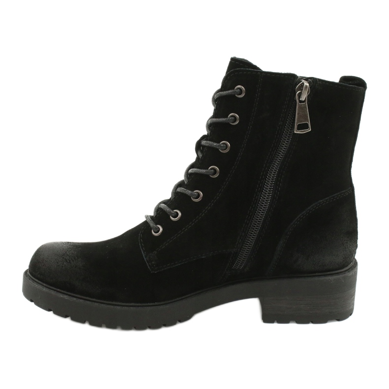 American Club Bottes américaines en daim noir 1