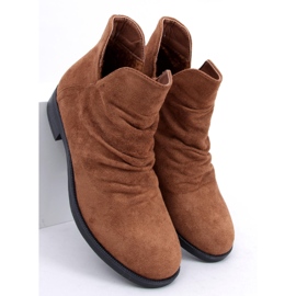Boots à découpes en daim camel ST-21 Camel brun 2