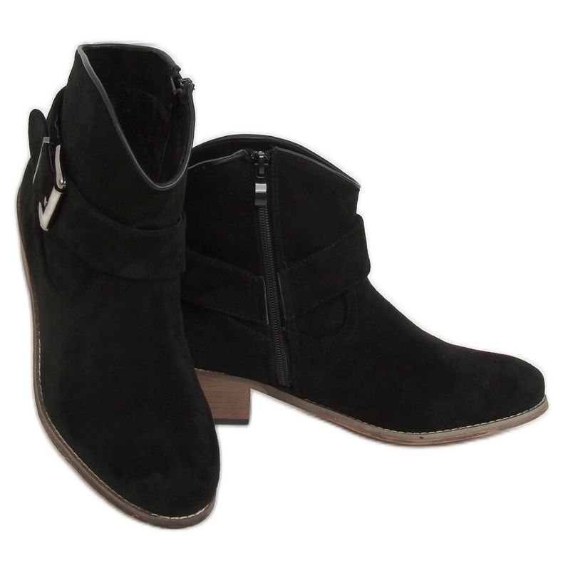 Noir Bottes noires pour femmes E2251 Noir 1