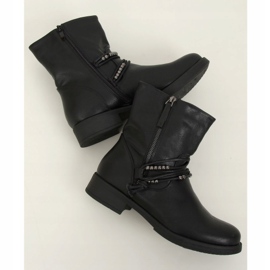 Bottes militaires noires J19-108 Noir 1