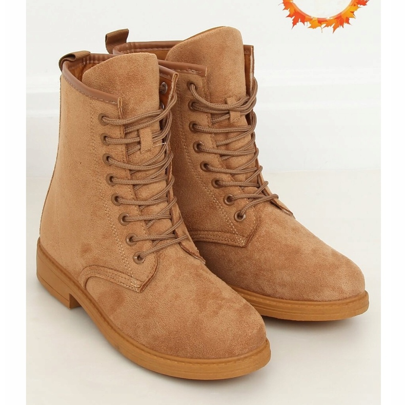 Camel E2002 Bottines à lacets Camel brun 1