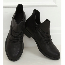 Bottes noires avec une face découpée noir ST-22P Noir 1