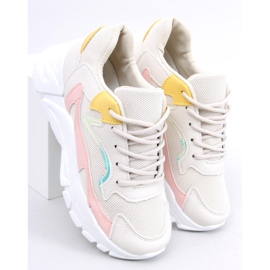 Beige BL196P Chaussures de sport beiges 2