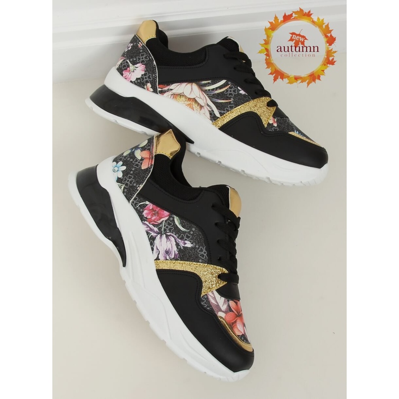 Noir NB332 Chaussures de sport noires le noir multicolore 1