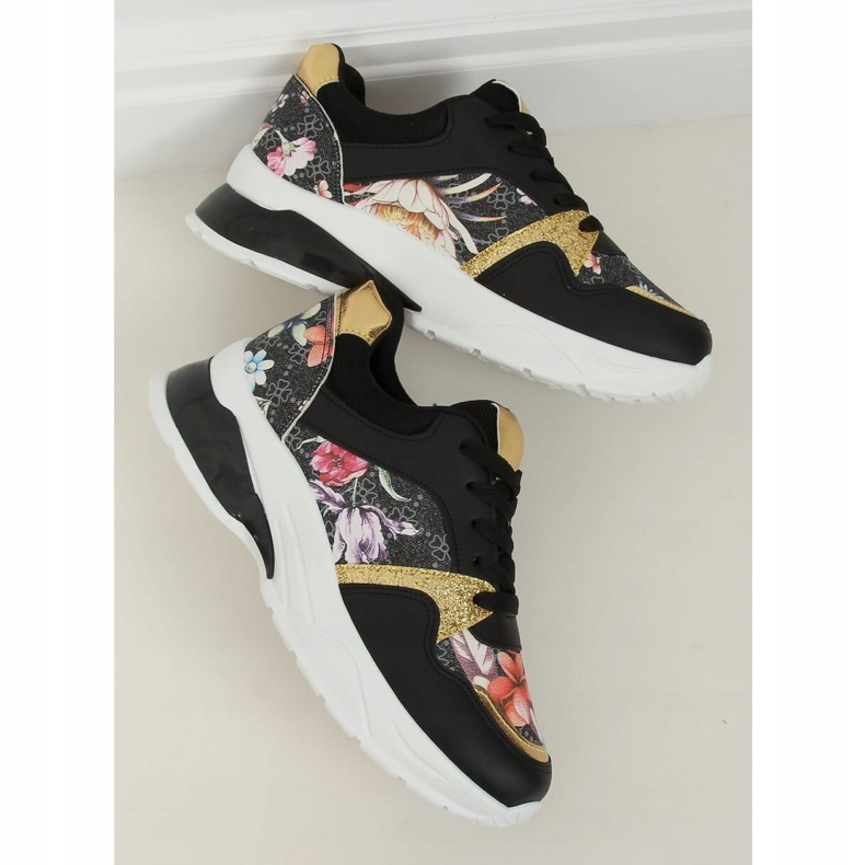 Noir NB332 Chaussures de sport noires le noir multicolore 2