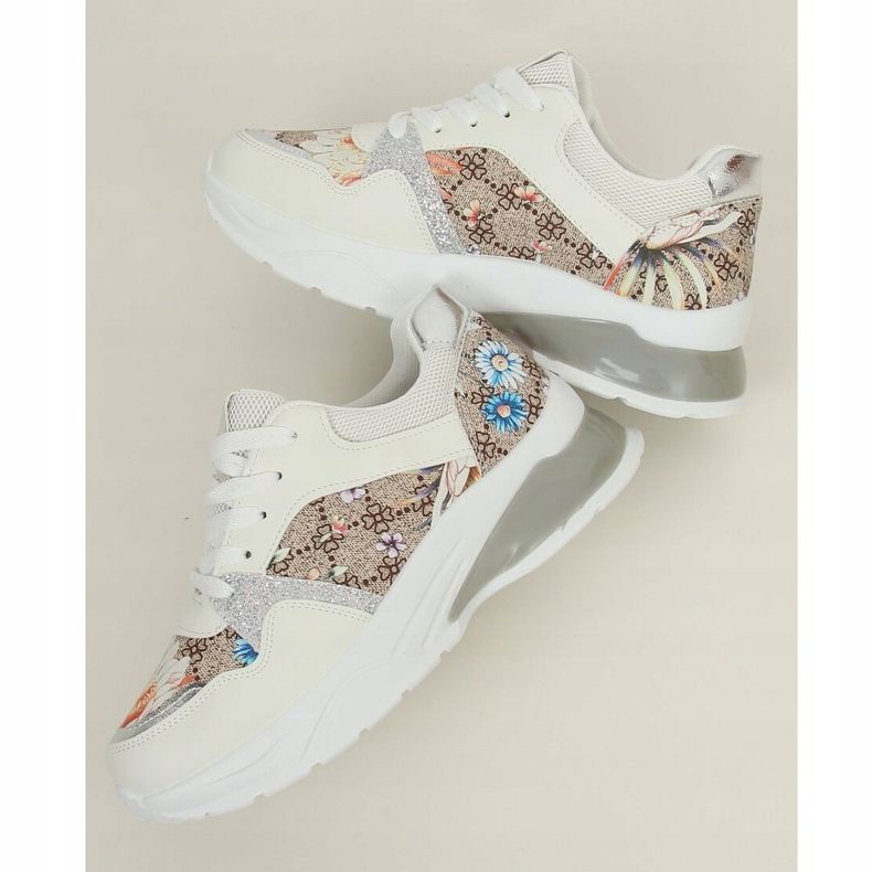 Blanc NB332 Chaussures de sport blanches multicolore 1