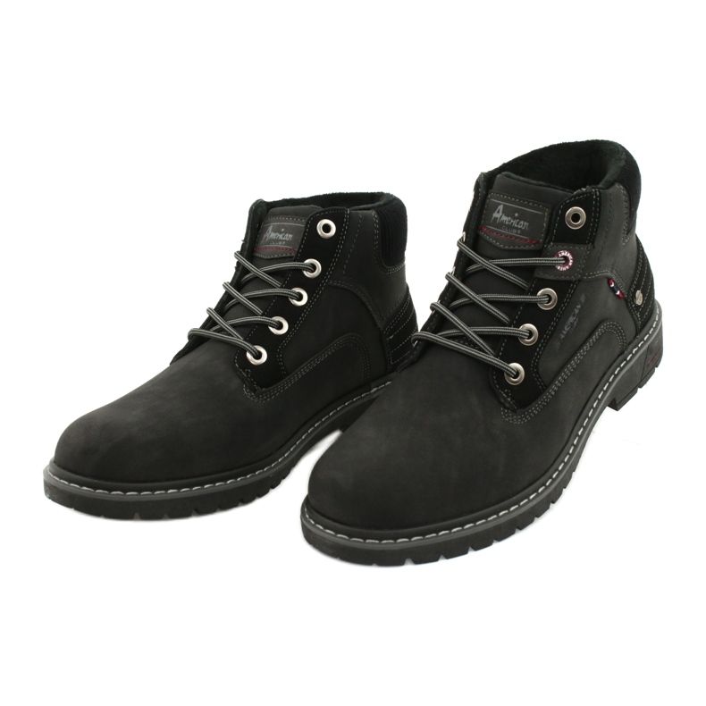 Cuir trekking American Club RH36 noir 2