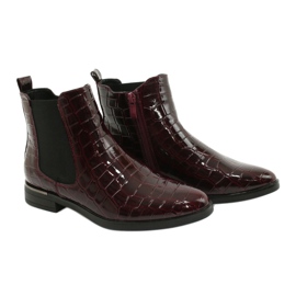Bottes Jodhpur Filippo DBT1568 / 20 BG rouge 4 Bottes Jodhpur Filippo DBT1568 / 20 BG rouge 4