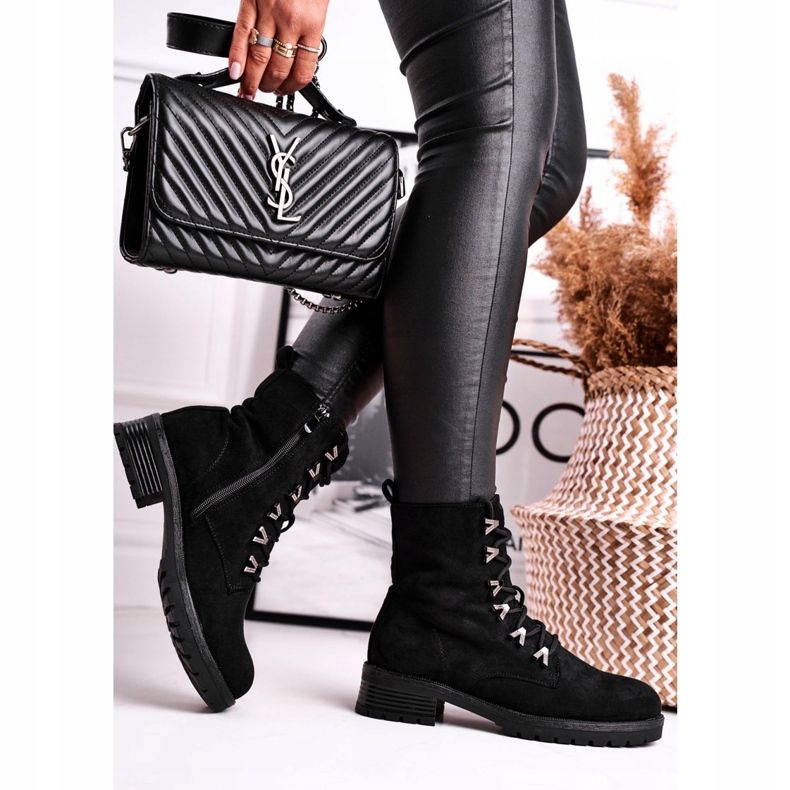 Bottes de travail noires Livy pour femmes le noir 2