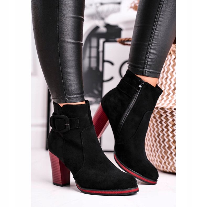 Bottes Pour Femmes À Talons Hauts Sergio Leone Noir BT533 le noir 1