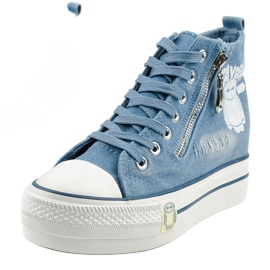 Baskets bleues à lacets Lynnhurst 1