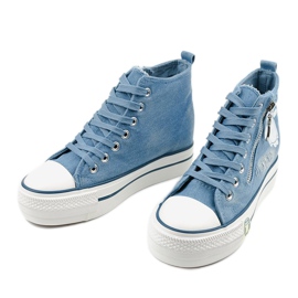 Baskets bleues à lacets Lynnhurst 2