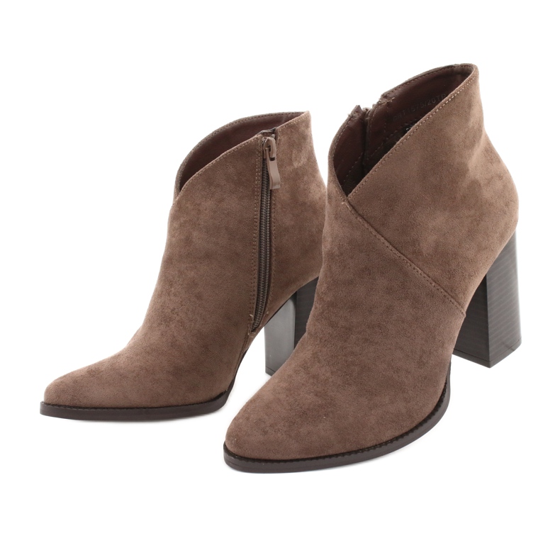 Bottes sur le poteau Taupe Filippo DBT1575 / 21 TP brun 2