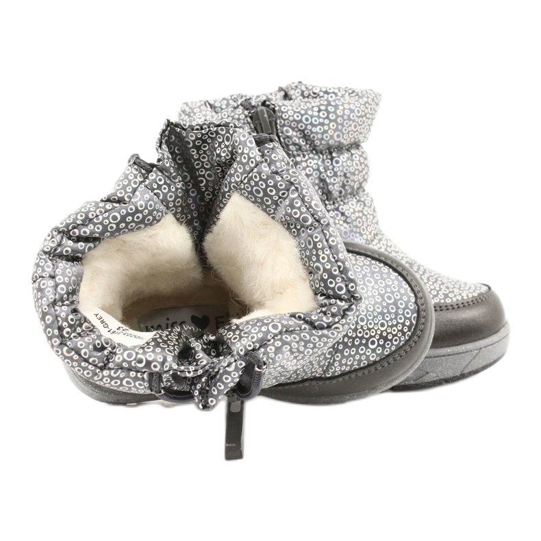 Evento Bottes d'hiver Neo Holo Miss argent gris 4