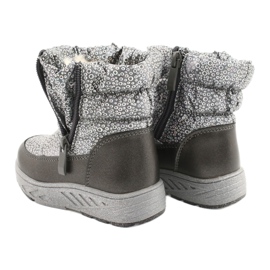 Evento Bottes d'hiver Neo Holo Miss argent gris 2