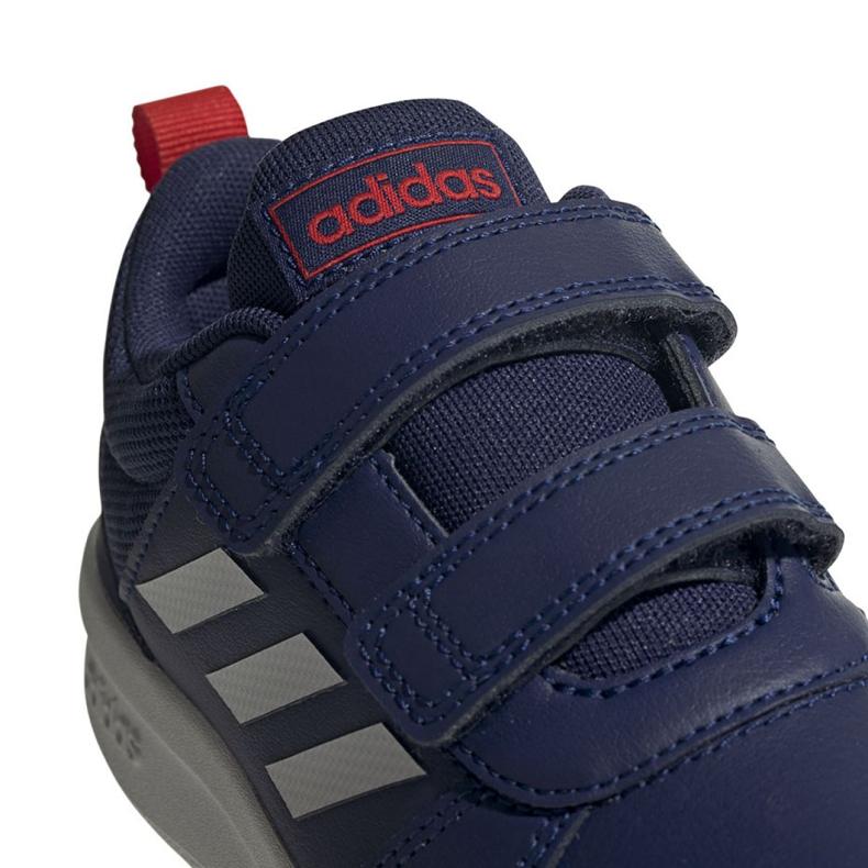 Chaussures Adidas Tensaur C Jr EF1095 blanc bleu 2