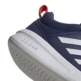 Chaussures Adidas Tensaur C Jr EF1095 blanc bleu 3