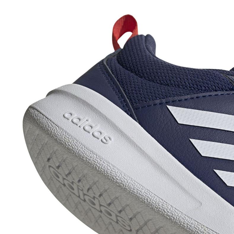 Chaussures Adidas Tensaur C Jr EF1095 blanc bleu 3