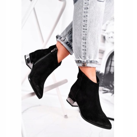 Bottes Chaudes En Cuir Pour Femmes Laura Messi Noir 2207 le noir 1 Bottes Chaudes En Cuir Pour Femmes Laura Messi Noir 2207 le noir 1