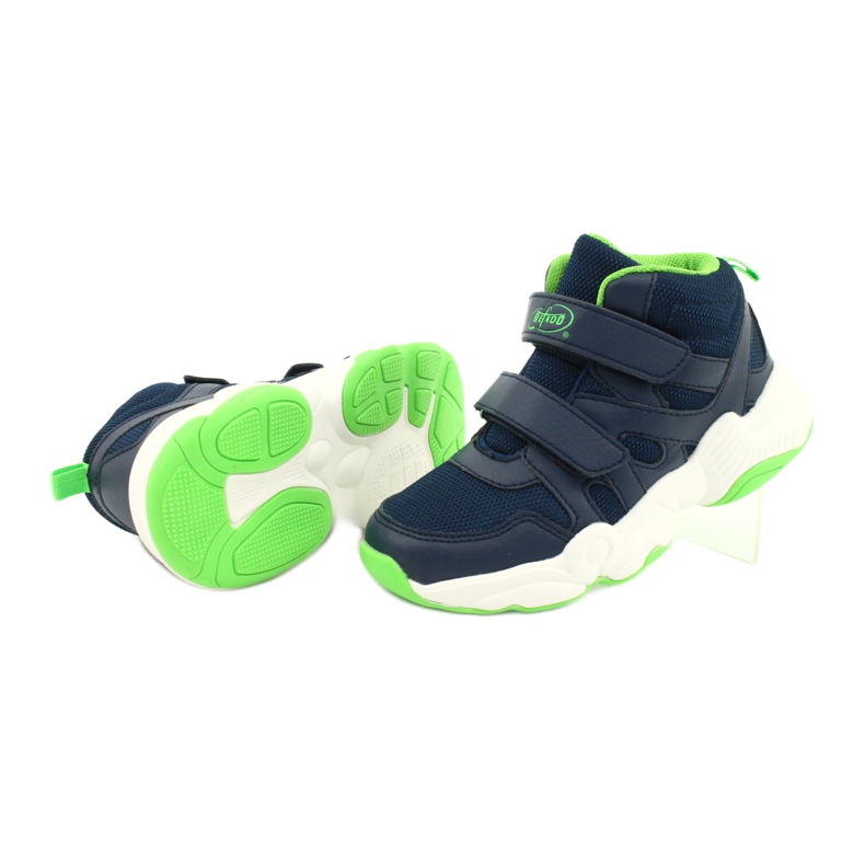 Chaussures enfant Befado 516X049 bleu marin vert 3
