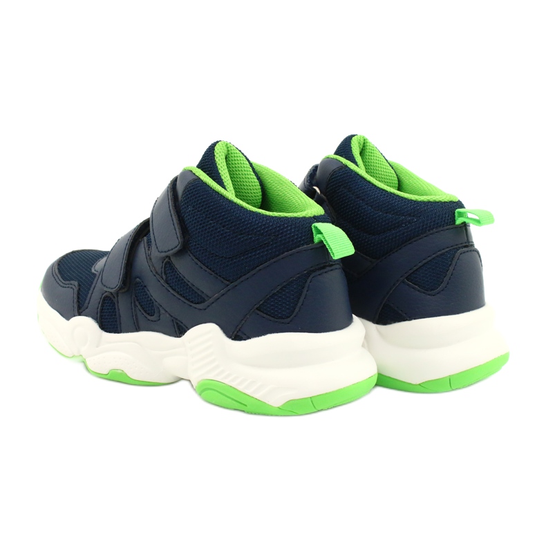 Chaussures enfant Befado 516X049 bleu marin vert 4