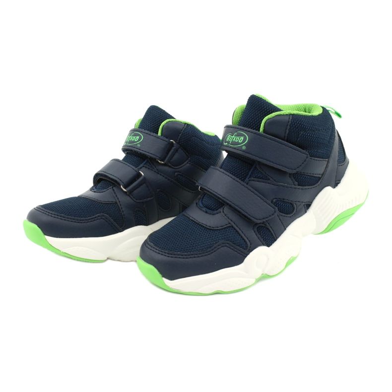 Chaussures pour enfants Befado 516Y049 bleu marine vert 2
