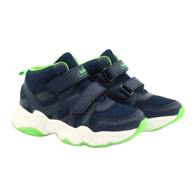 Chaussures pour enfants Befado 516Y049 bleu marin vert 5