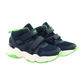 Chaussures pour enfants Befado 516Y049 bleu marine vert 6