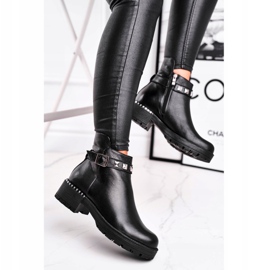 Bottes Chaudes En Cuir Pour Femmes Laura Messi Noir 2055 2