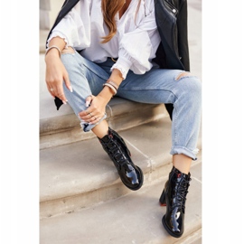 S.Barski Bottines Femme Talon Laqué Noir Do It Better le noir 4