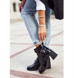 S.Barski Bottines Femme Talon Laqué Noir Do It Better le noir 6