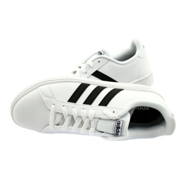 Chaussures Adidas Grand Court Base M EE7904 blanche le noir 3