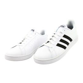 Chaussures Adidas Grand Court Base M EE7904 blanche le noir 1