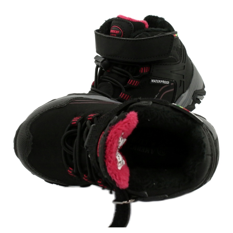 American Club Bottes de softshell pour enfants avec une membrane noire HL42 / 20 le noir 4