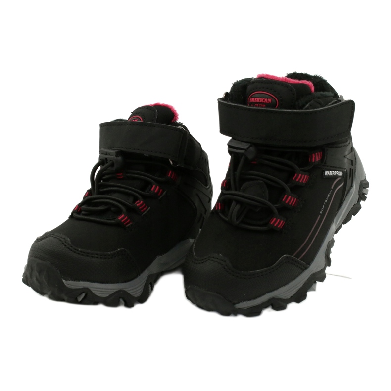 American Club Bottes de softshell pour enfants avec une membrane noire HL42 / 20 le noir 2