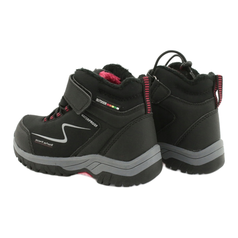 Chaussures de sport softshell avec membrane American Club HL38/20 le noir rouge 4 Chaussures de sport softshell avec membrane American Club HL38/20 le noir rouge 4