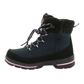 American Club Bottes Softhell avec membrane SN03 / 20 noir bleu marine rose 1