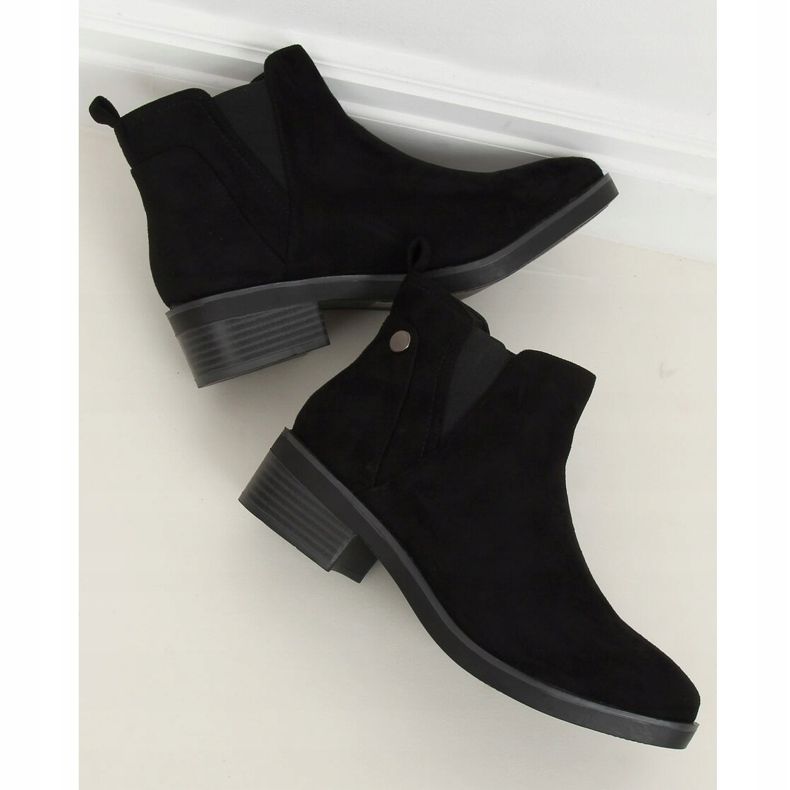 Bottines Chelsea noires pour femmes 8B978 Noir 1