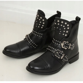 Boots noires à clous noir A2300 Noir le noir 1