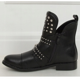 Boots noires à clous noir A2300 Noir le noir 2