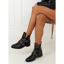 Boots noires à clous noir A2300 Noir le noir 3