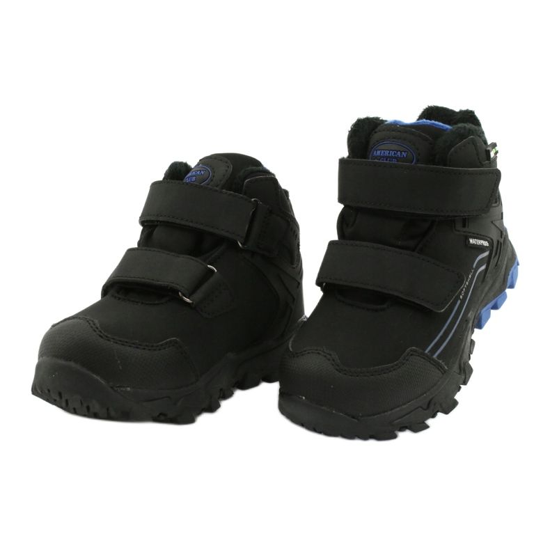 American Club Boots softshell à membrane noir bleu 2