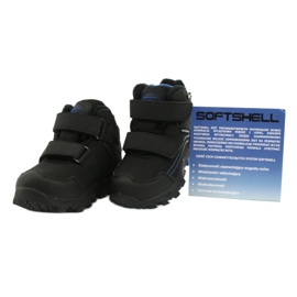 American Club Boots softshell à membrane noir bleu 4
