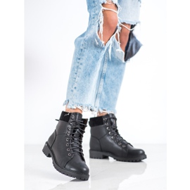 Kylie Trappeurs à lacets le noir 1 Kylie Trappeurs à lacets le noir 1