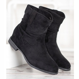 Kylie Bottines à enfiler avec un coin le noir 3