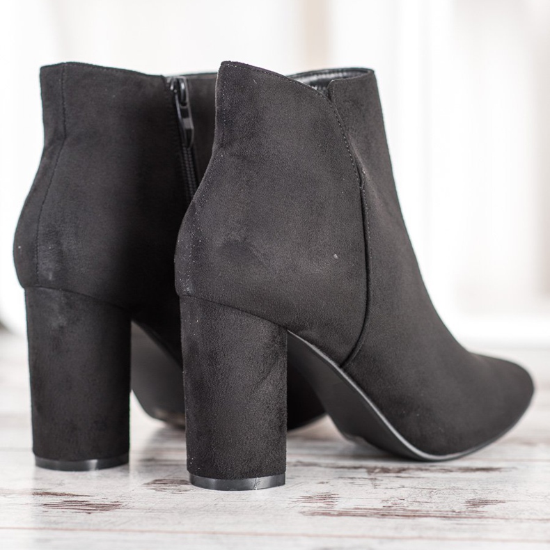 SHELOVET Bottes élégantes noir 2