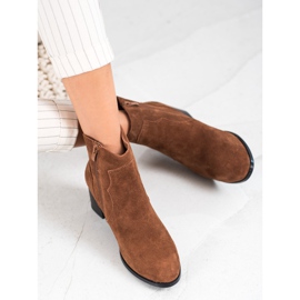 Filippo Bottines à talons en cuir brun 3