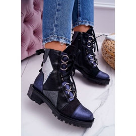 Bottines Femme Cuir Maciejka Bleu Marine 04184-17 / 00-3 1 Bottines Femme Cuir Maciejka Bleu Marine 04184-17 / 00-3 1