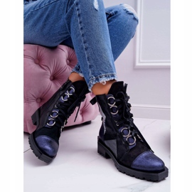 Bottines Femme Cuir Maciejka Bleu Marine 04184-17 / 00-3 2 Bottines Femme Cuir Maciejka Bleu Marine 04184-17 / 00-3 2